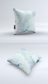 北欧ins风多肉植物素雅抱枕图