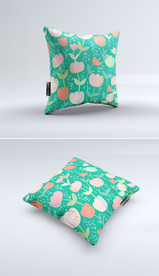 北欧ins风多肉植物素雅抱枕图