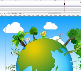 关于绿色一棵树的动画20秒