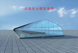 户外温棚  钢结构温棚