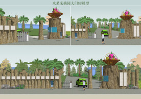 水果采摘园大门