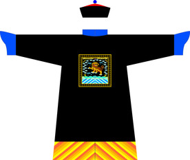 清朝麒麟官服圆角帽子