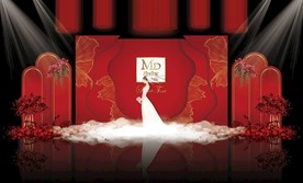红色主题婚礼