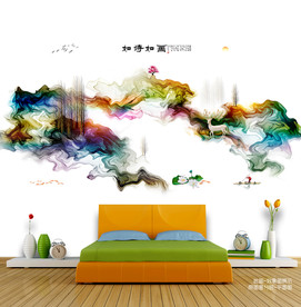 写意画 墙壁画