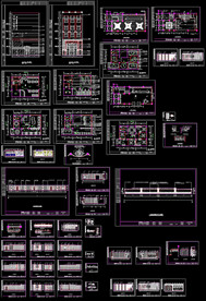 茶餐厅室内装修工程施工图