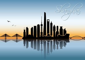 上海标致建筑矢量图