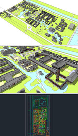 古建商业街建筑草图大师SU模型