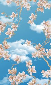 大型高清蓝天白云背景