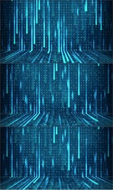 大数据信息流瀑布4K