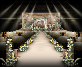 田园森系婚礼仪式区