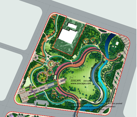 森林公园景观设计平面图