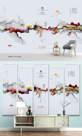 水墨画 禅意画 山水画 新中式