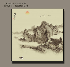 传统山水画 禅意山水 古代山水