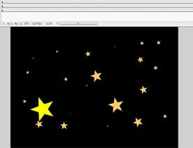 星星在天空上面飞引导线12秒
