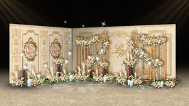 欧式香槟色迎宾区