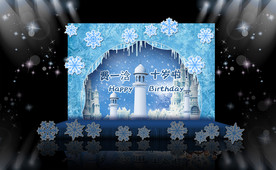 冰雪主题迎宾区