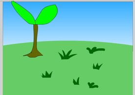 形状补间制作小草植物生长15秒