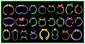 蝴蝶结 矢量 礼品结