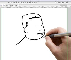 手绘逐帧卡通人物头像动画45秒