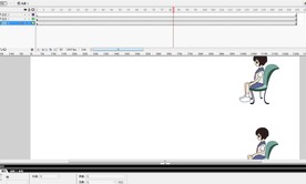 定格动画人物走过逐帧 6秒