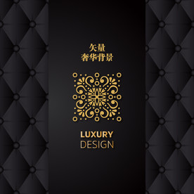 经典黑色奢华高档封面图片