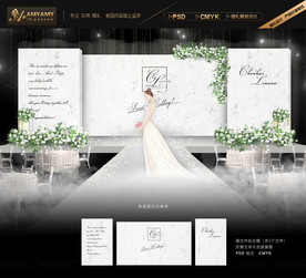 白色大理石婚礼