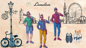 超难店工装背景墙