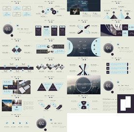 通用动态旅游酒店ppt模板图片