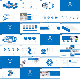 通用缤纷彩色PPT大气模板图