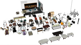 室内家具SU模型库