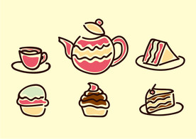 手绘餐饮元素