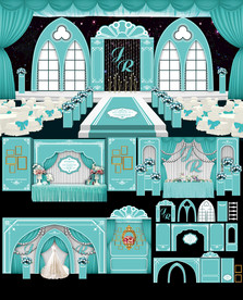 婚礼舞台效果图