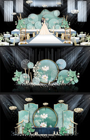 中式婚礼效果图