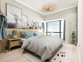 北欧风格  卧室