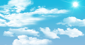 蓝天白云