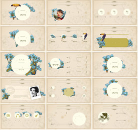 超美森系婚礼家装清新文艺ppt