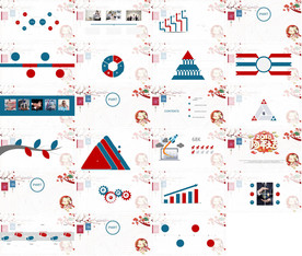 超美森系婚礼家装清新文艺ppt