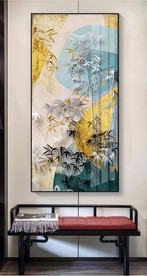 轻奢抽象晶瓷画