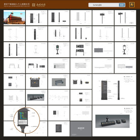 景区古镇导视标识