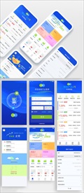 理财投资手机办公系统UI