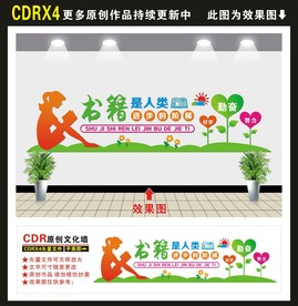图书室文化墙
