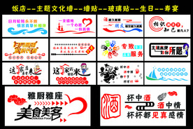 生日寿宴饭店 主题文化墙