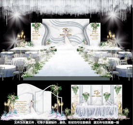 大理石婚礼主题婚礼