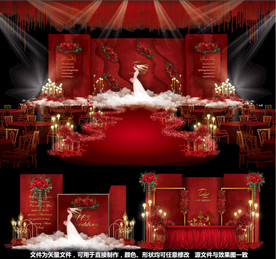 婚礼设计红色婚礼