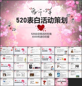 520情人节活动策划PPT
