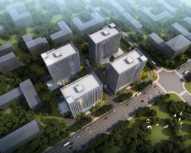 鸟瞰建筑设计图