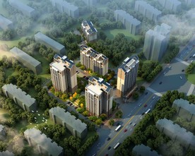 鸟瞰乡村设计图