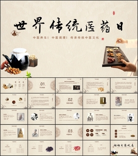 传统医药日介绍ppt