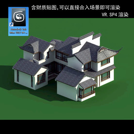 中式多层 中式庭院