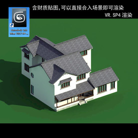 中式多层 中式庭院